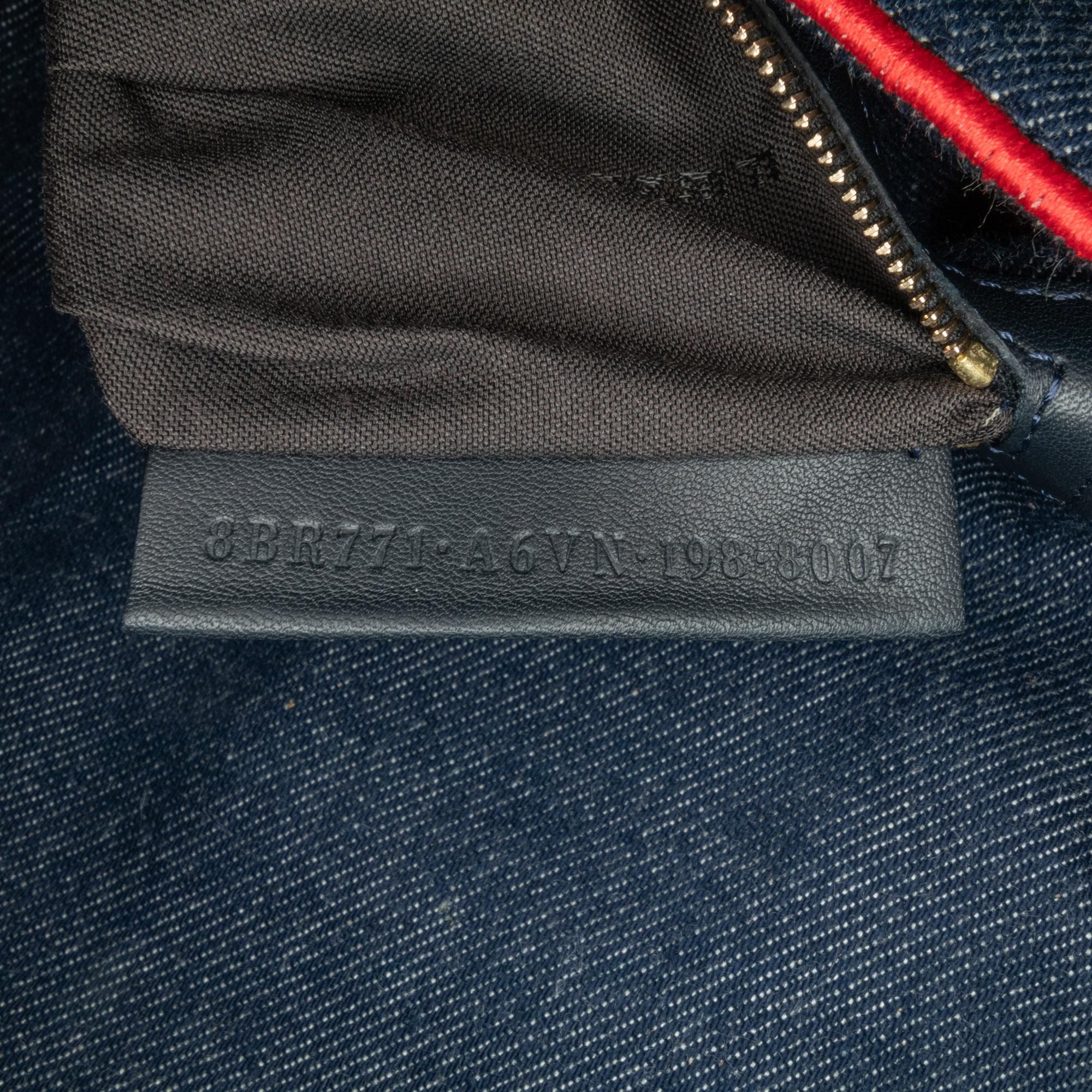 Fendi Large Denim Baguette Satchel (SHG-oOuzqA)