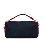 Fendi Large Denim Baguette Satchel (SHG-0IShmW)