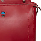Fendi Large DotCom Leather Satchel (SHG-eJmOzi)
