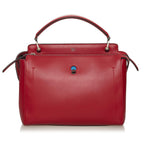 Fendi Large DotCom Leather Satchel (SHG-eJmOzi)