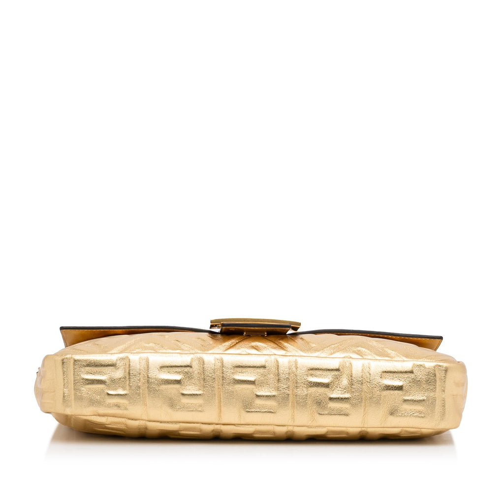 Fendi Large Embossed Zucca Baguette (SHG-ZcKJ66)