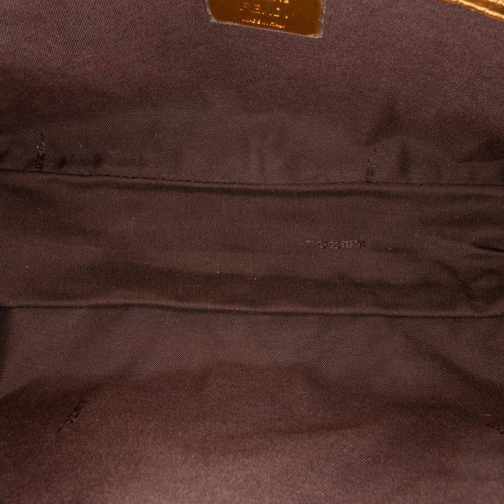 Fendi Large Embossed Zucca Baguette (SHG-ZcKJ66)