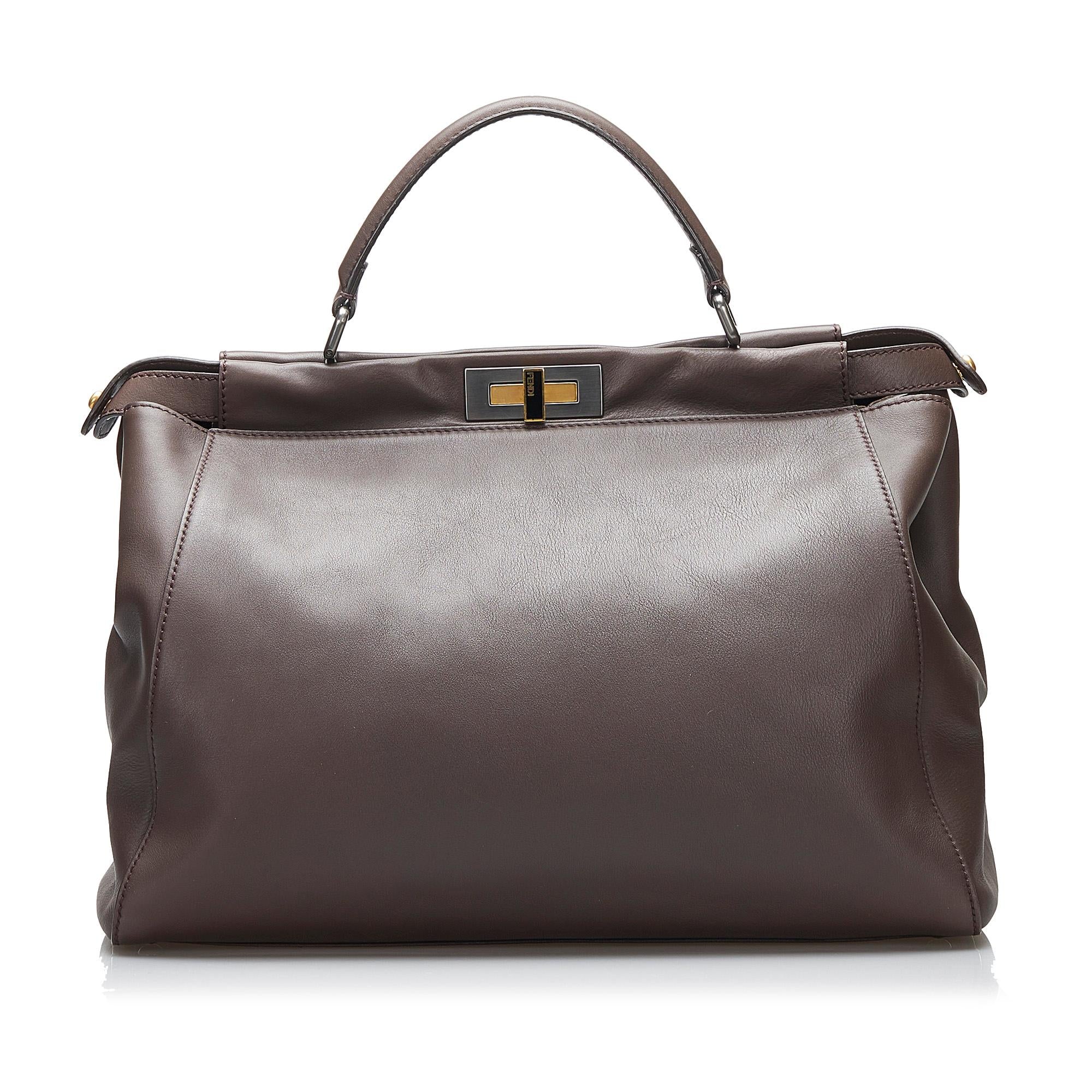 Fendi Large Peekaboo Satchel (SHG-ImdwIe)