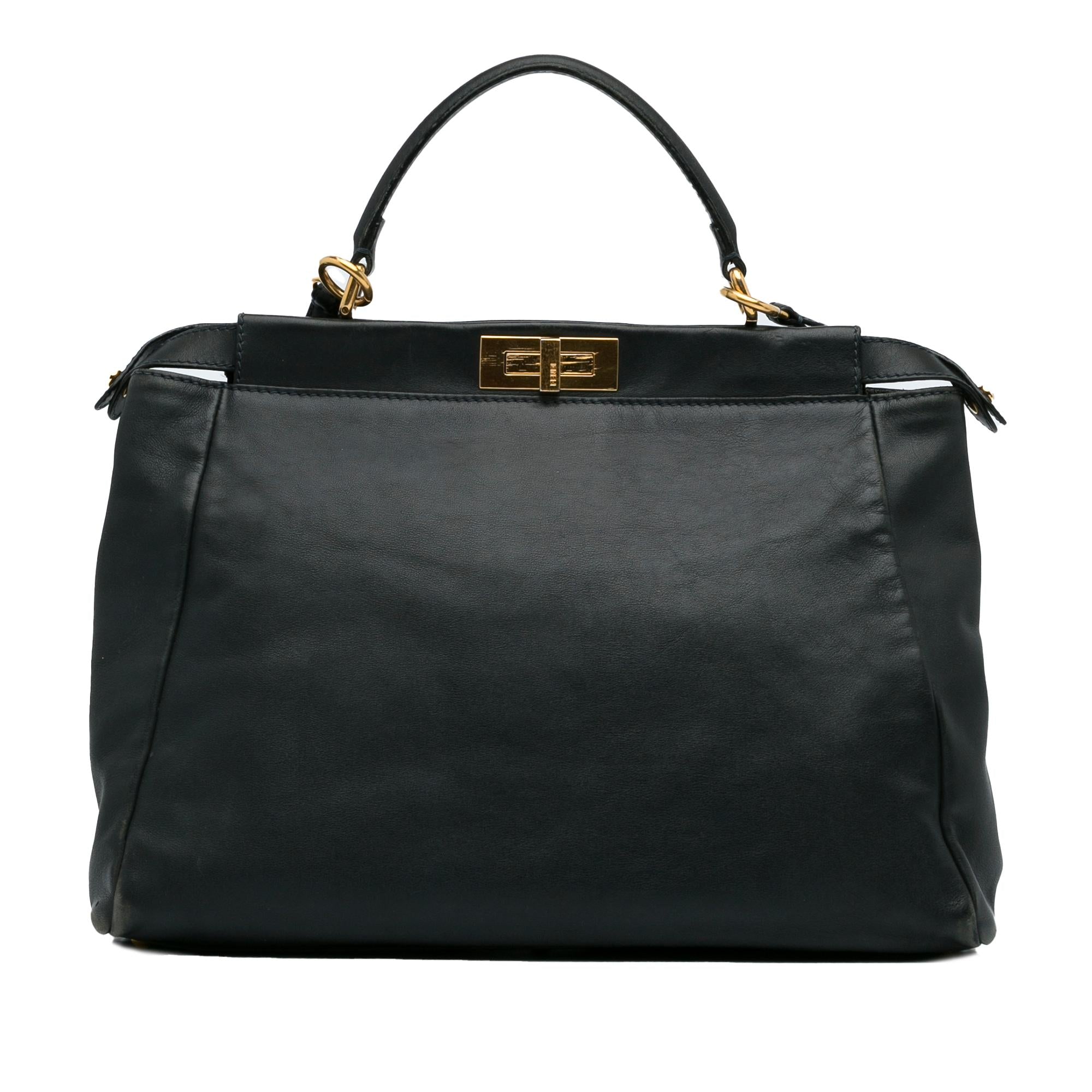 Fendi Large Peekaboo Satchel (SHG-yEKeJS)