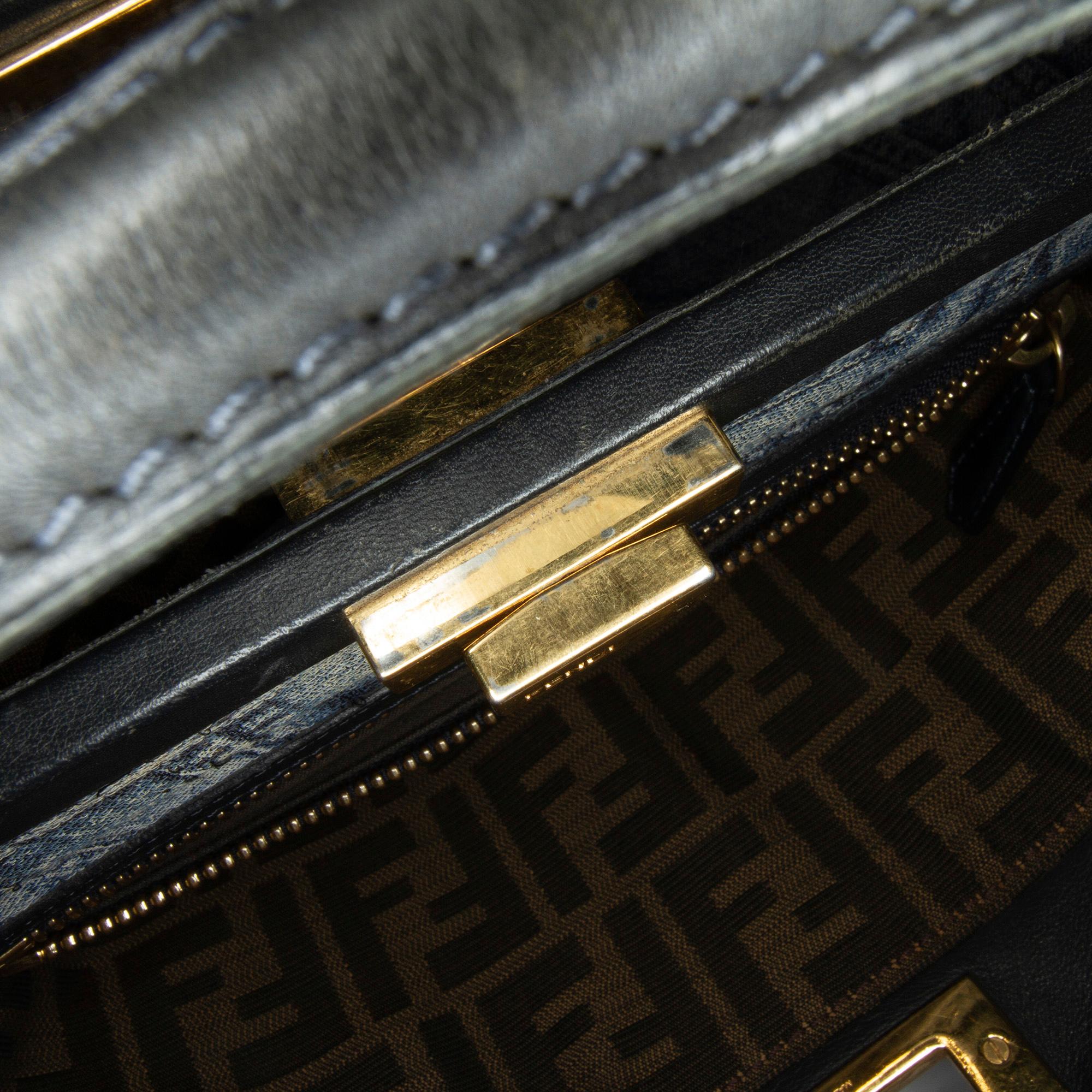 Fendi Large Peekaboo Satchel (SHG-yEKeJS)