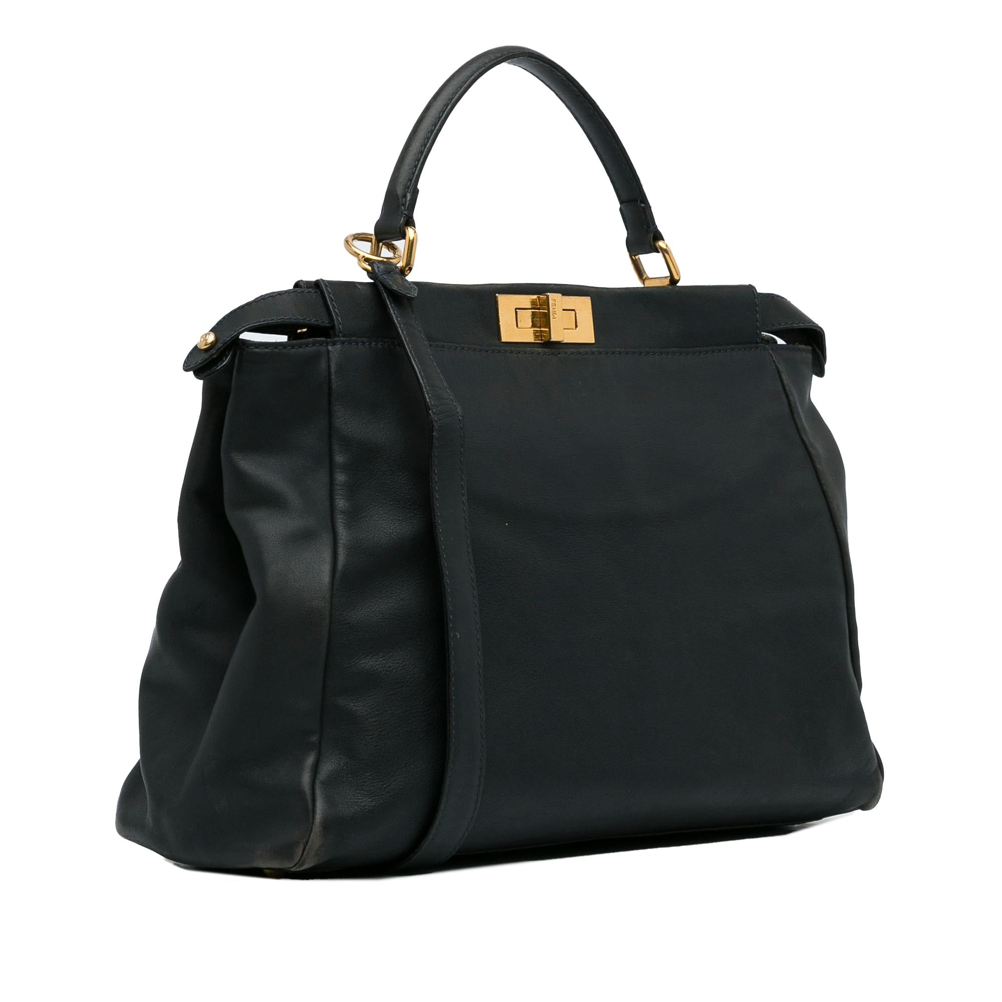 Fendi Large Peekaboo Satchel (SHG-yEKeJS)