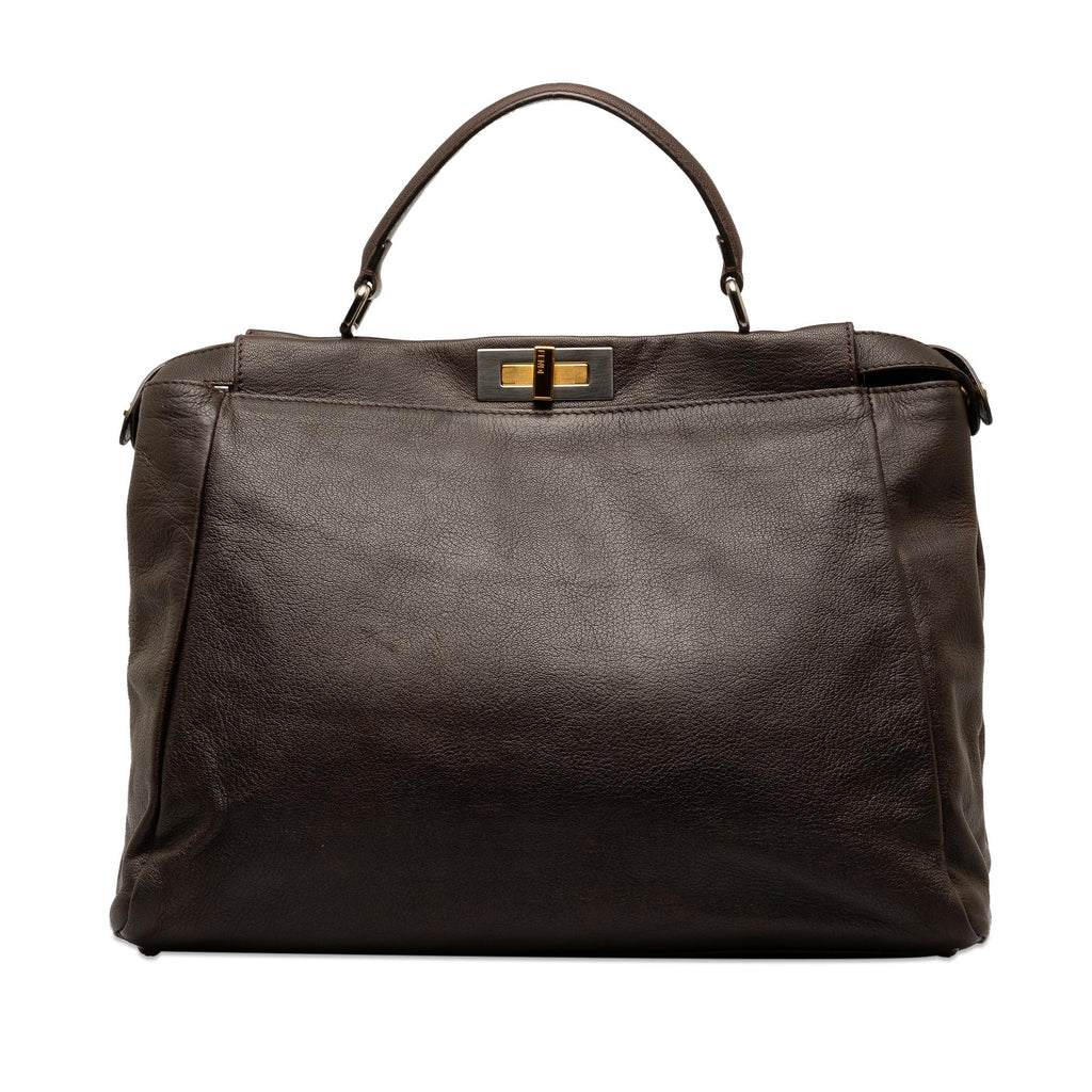Fendi Large Peekaboo Satchel (SHG-cYT7Bd)
