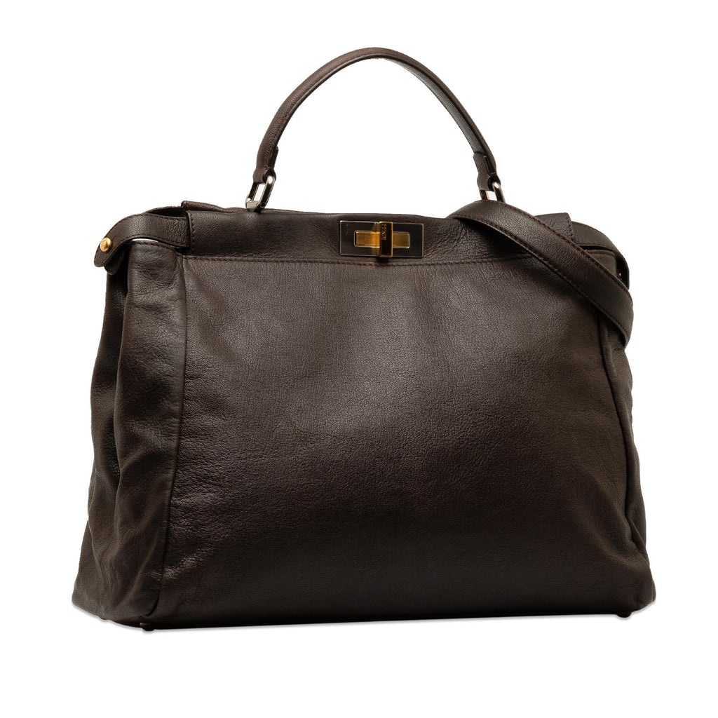 Fendi Large Peekaboo Satchel (SHG-cYT7Bd)