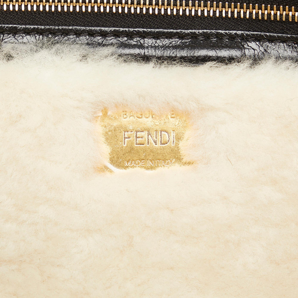 Fendi Large Shearling Baguette (SHG-Rdq63a)