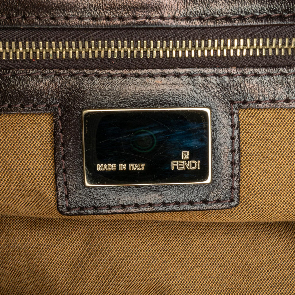 Fendi Large Zucca Canvas Chef Shoulder Bag (SHG-fxpyVR)
