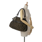 Fendi Large Zucca Canvas Chef Shoulder Bag (SHG-fxpyVR)