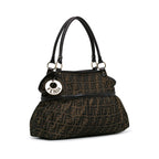 Fendi Large Zucca Canvas Chef Shoulder Bag (SHG-fxpyVR)