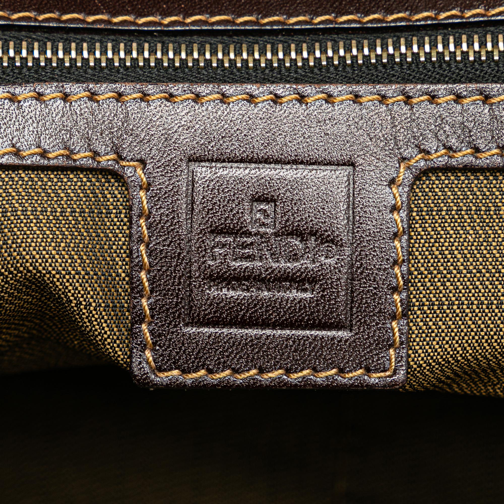 Fendi Large Zucca Canvas Twins Tote (SHG-ELkjPf)
