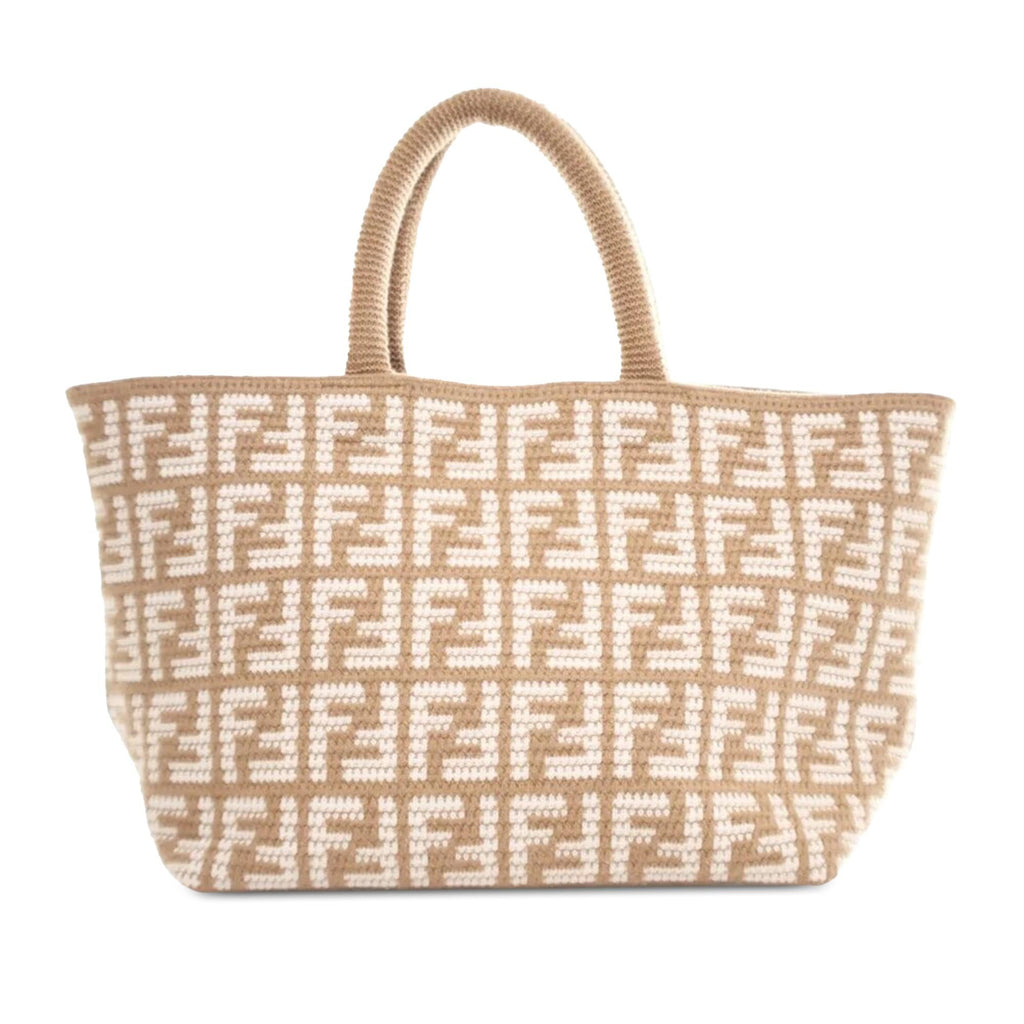 Fendi Large Zucca Cashmere Shopper Tote (SHG-q4x6Pa)