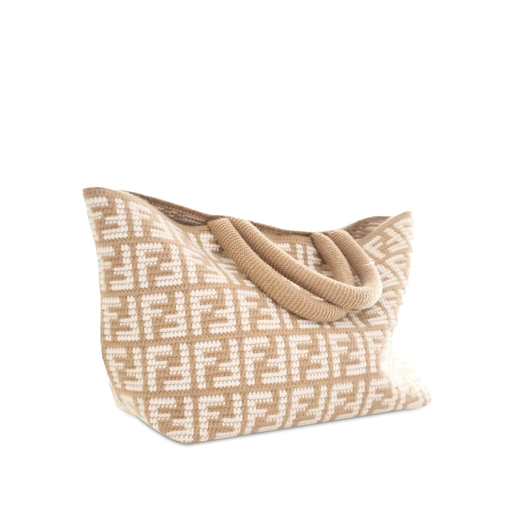 Fendi Large Zucca Cashmere Shopper Tote (SHG-q4x6Pa)
