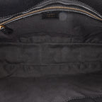 Fendi Large Zucca Embossed Leather Baguette Satchel (SHG-jLAnxb)