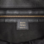 Fendi Large Zucca Embossed Leather Baguette Satchel (SHG-jLAnxb)