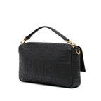Fendi Large Zucca Embossed Leather Baguette Satchel (SHG-8iHUm8)
