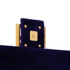 Fendi Large Zucca Embossed Velvet Baguette Satchel (SHG-wQF0dG)