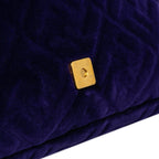 Fendi Large Zucca Embossed Velvet Baguette Satchel (SHG-wQF0dG)