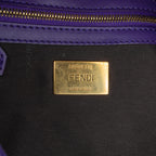 Fendi Large Zucca Embossed Velvet Baguette Satchel (SHG-wQF0dG)