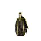 Fendi Large Zucca Fluo Trim Baguette Satchel (SHG-QDucxW)
