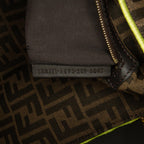Fendi Large Zucca Fluo Trim Baguette Satchel (SHG-QDucxW)