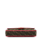 Fendi Large Zucca Fluo Trim Baguette Satchel (SHG-I7R65K)