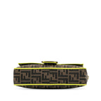 Fendi Large Zucca Fluo Trim Baguette Satchel (SHG-jbo1Oy)