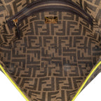 Fendi Large Zucca Fluo Trim Baguette Satchel (SHG-jbo1Oy)