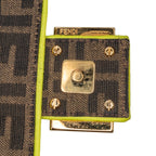Fendi Large Zucca Fluo Trim Baguette Satchel (SHG-jbo1Oy)
