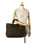 Fendi Large Zucca Twins Tote (SHG-uvEf47)