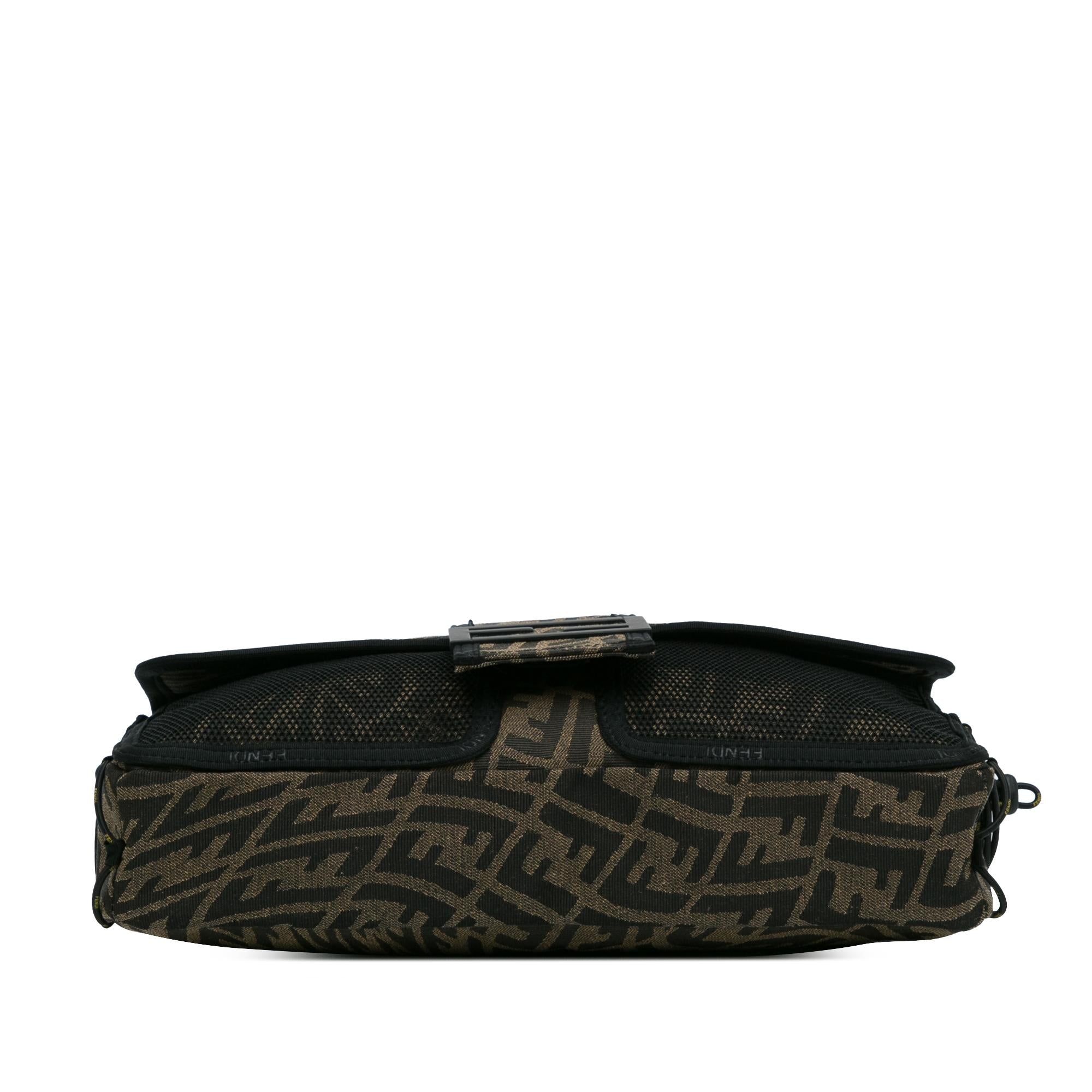 Fendi Large Zucca Vertigo Mesh Baguette Satchel (SHG-lFrso8)
