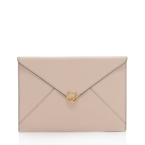 Fendi Leather 1974 Envelope Pouch (SHF-NmcBAU)