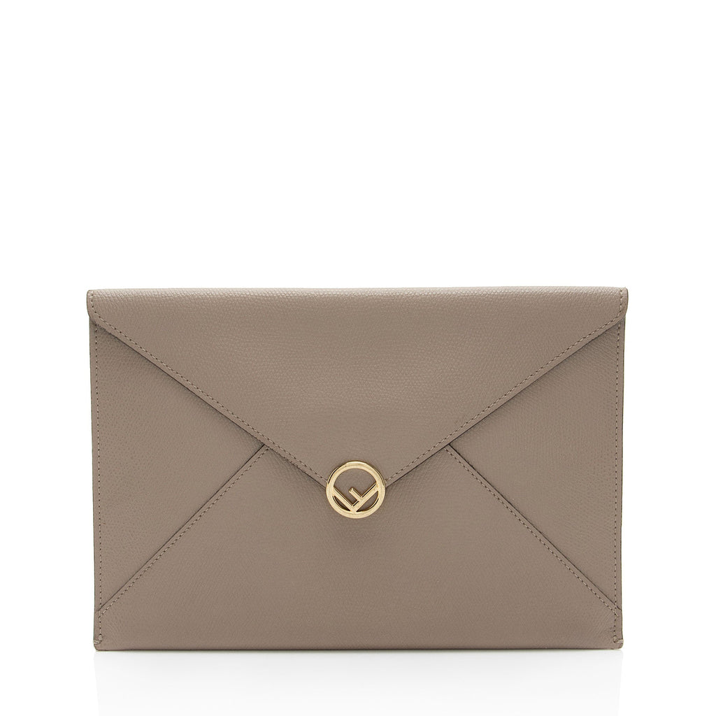 Fendi Leather 1974 Envelope Pouch (SHF-zbL5yO)