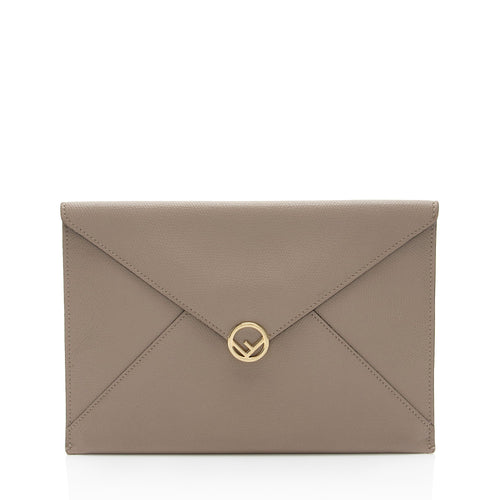 Fendi Leather 1974 Envelope Pouch (SHF-zbL5yO)
