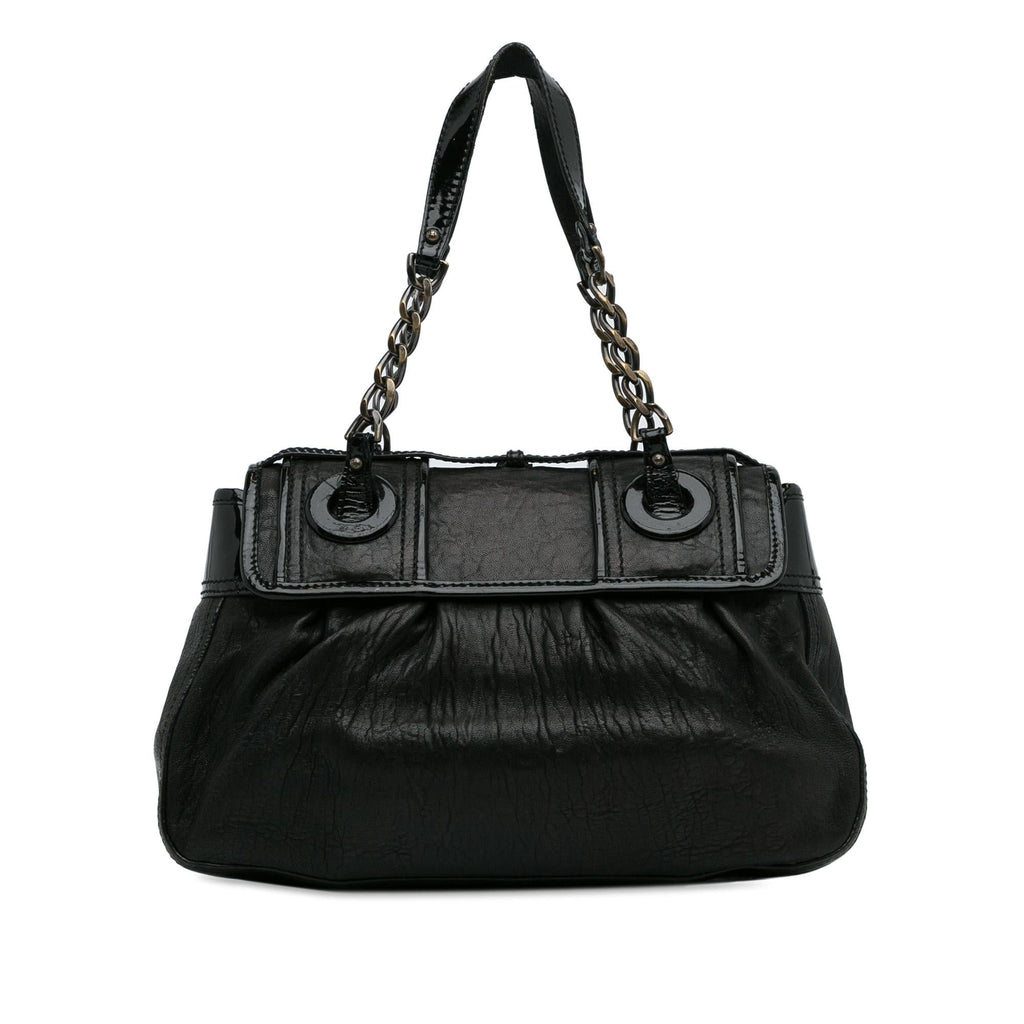 Fendi Leather B Shoulder Bag (SHG-ZmkjQW)