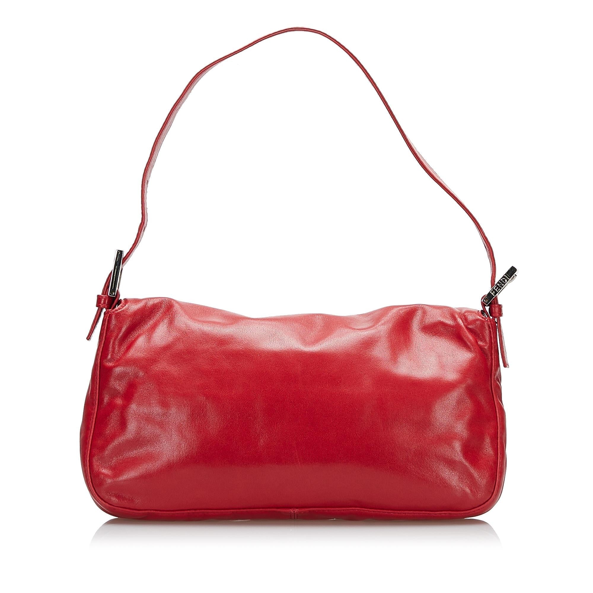 Fendi Leather Baguette (SHG-36073)