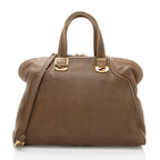 Fendi Leather Chameleon Large Satchel (SHF-18243)