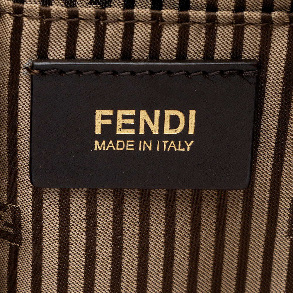 Fendi Leather Chameleon Large Satchel (SHF-18243)
