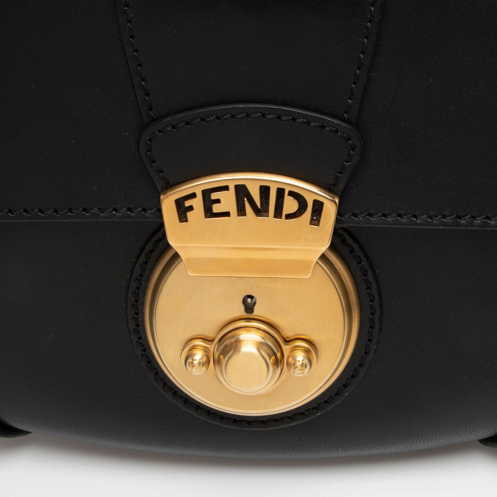 Fendi Leather Compilation Mini Shoulder Bag (SHF-uTNSaA)