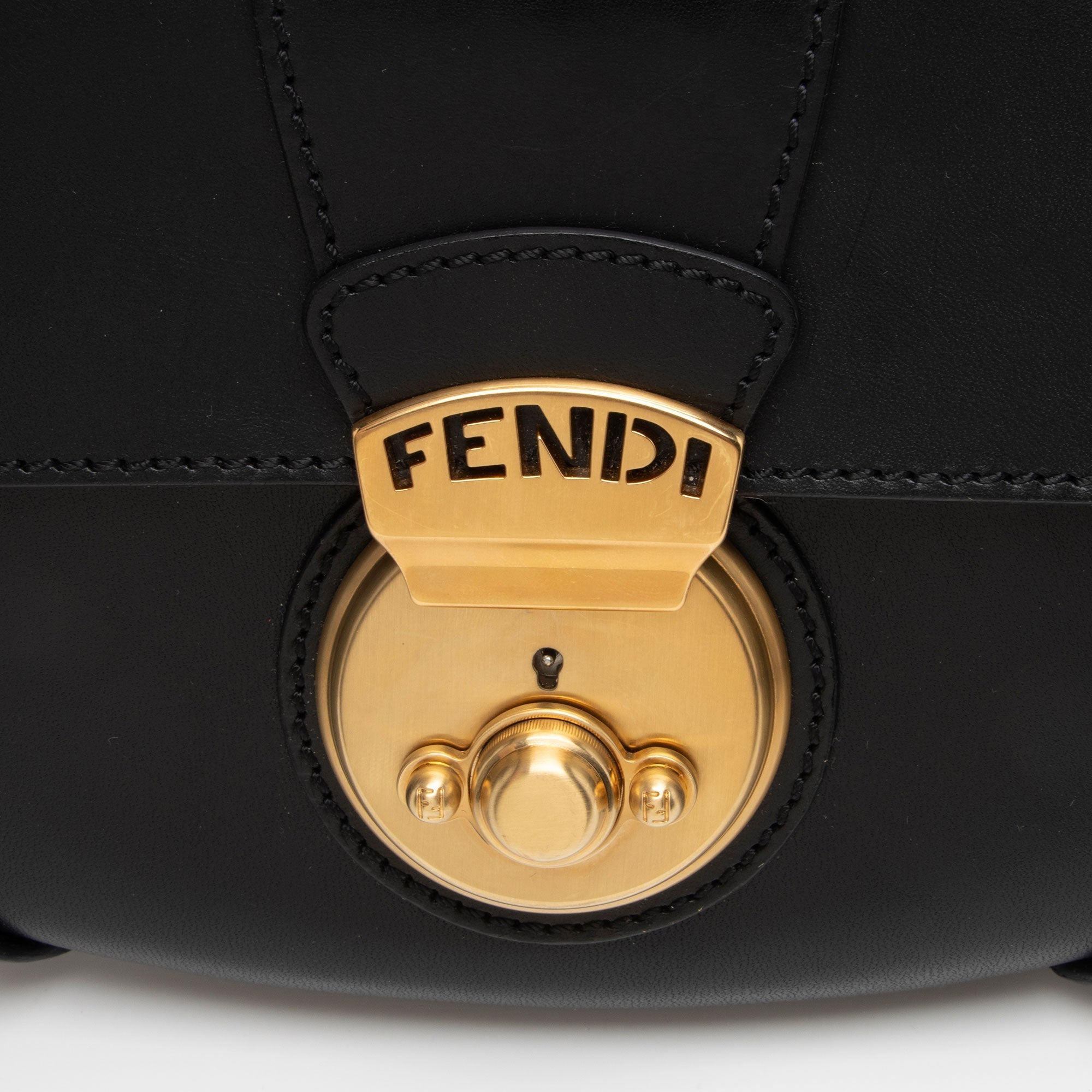 Fendi Leather Compilation Mini Shoulder Bag (SHF-uTNSaA)