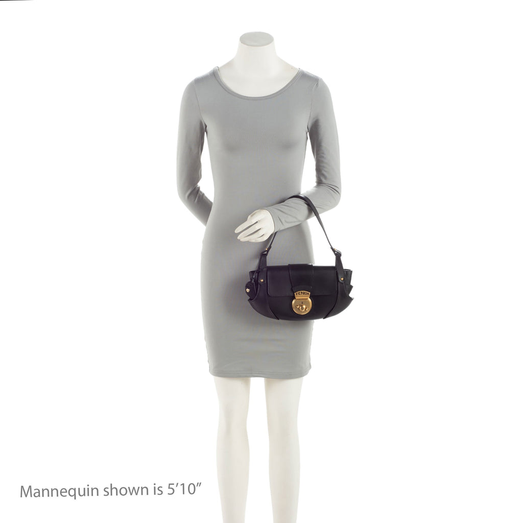 Fendi Leather Compilation Mini Shoulder Bag (SHF-uTNSaA)