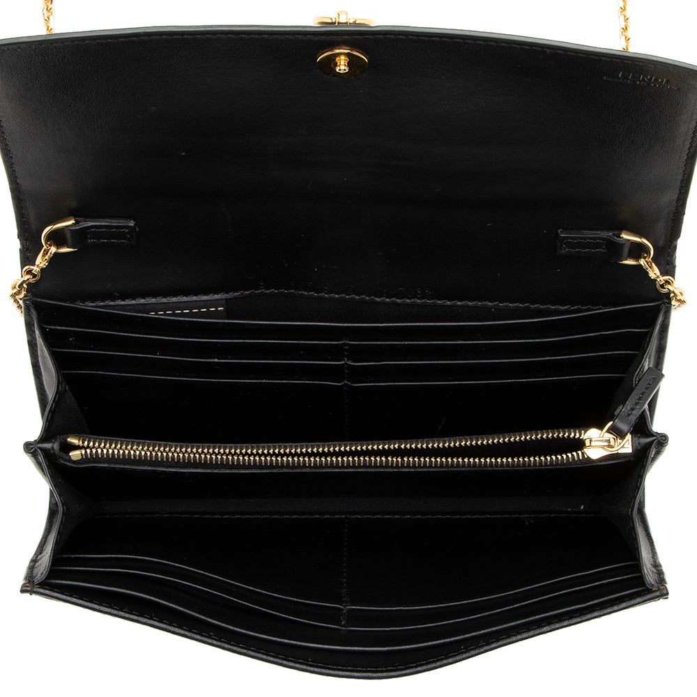 Fendi Leather Dotcom Wallet on Chain Bag (SHF-16298)