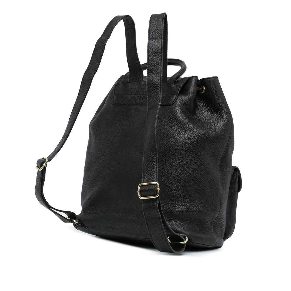 Fendi Leather Drawstring Backpack (SHG-hBWU1r)