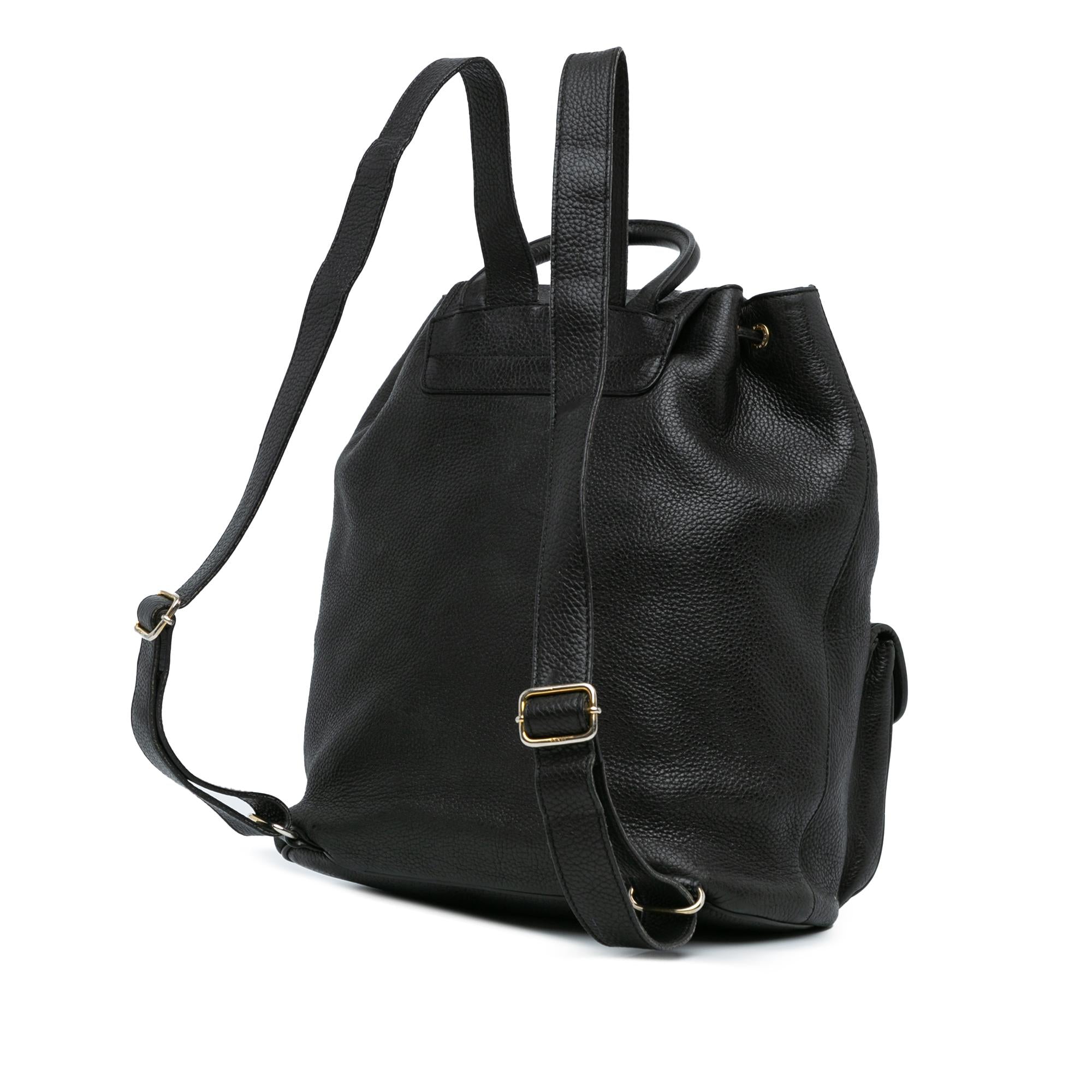 Fendi Leather Drawstring Backpack (SHG-hBWU1r)