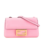 Fendi Leather Duo Baguette