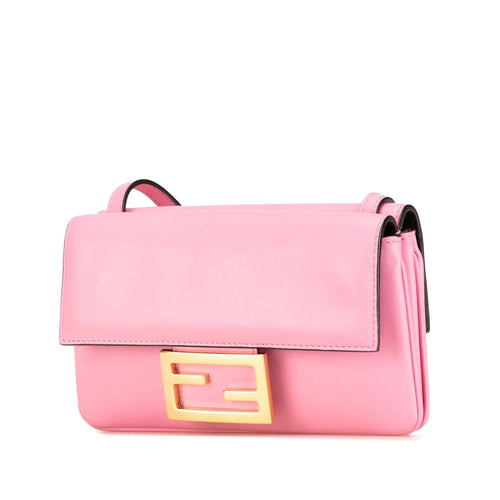 Fendi Leather Duo Baguette