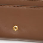 Fendi Leather FF Diamonds Continental Wallet with Chain (SHF-veWU7c)