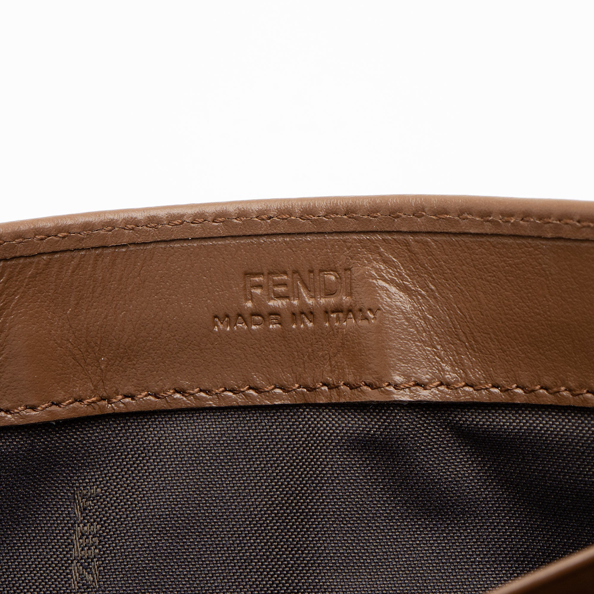 Fendi Leather FF Diamonds Continental Wallet with Chain (SHF-veWU7c)